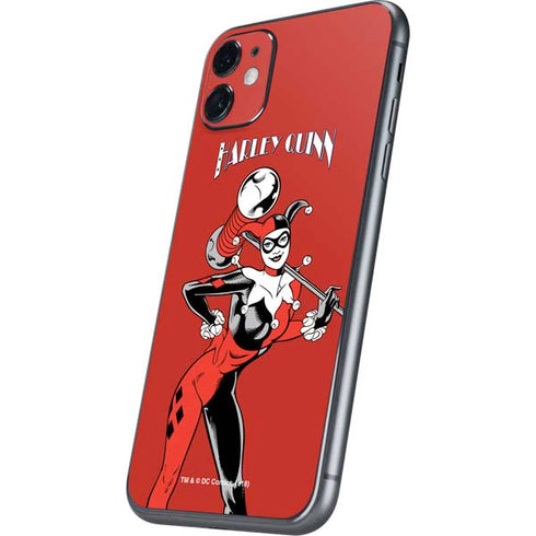 DC Comics Harley Quinn Classic Art Pose iPhone 11 Skin